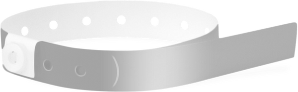 A Soft Comfort L-Shape Snapped Solid Silver wristband