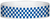 A Tyvek® 3/4" X 10" Checkerboard Blue wristband