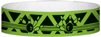 A Tyvek® 3/4" X 10" Strike Neon Lime wristband
