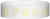 A Tyvek® 3/4" X 10" Sun Face Yellow Glow wristband