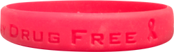 Silicone Be Real Stay Drug Free Wristband