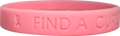 Silicone Find a Cure Wristband