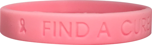 Silicone Find a Cure Wristband