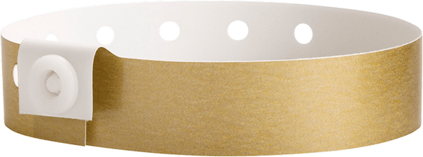 A Soft Comfort L-Shape Snapped Solid Gold wristband