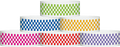Tyvek® 1" x 10" Checkerboard pattern wristbands