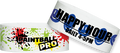 Custom Tyvek® 1 x 10" Pattern One Colour Imprint Wristbands