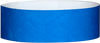 A Tyvek® 1" solid Blue wristband