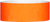 A Tyvek® 1" solid Neon Orange wristband