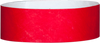A Tyvek® 1" solid Red wristband