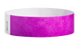 A Tyvek®  3/4" x 10" Sheeted Solid Pantone Purple wristband