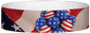 Tyvek® 3/4" x 10" Fourth Of July pattern wristbands