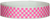 A Tyvek® 3/4" X 10" Checkerboard Neon Pink wristband