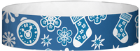 Tyvek® 3/4" X 10" Christmas Decoration wristbands