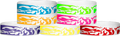 Tyvek® 3/4" x 10" Flames pattern wristbands