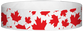 Tyvek® 3/4" x 10" Maple Leafs pattern wristbands