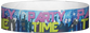 Tyvek® 3/4" x 10" Party Time Club pattern wristbands