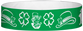 Tyvek® 3/4" x 10" St. Patricks Day pattern wristbands