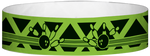 A Tyvek® 3/4" X 10" Strike Neon Lime wristband
