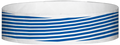 Tyvek® 3/4" x 10" Stripes pattern wristbands