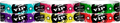 Tyvek® 3/4" x 10" VIP Vintage pattern wristbands