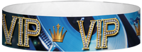 A Tyvek® 3/4" X 10" VIP Crown Wristband