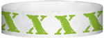 A Tyvek® 3/4" X 10" X Neon Lime wristband