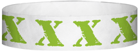 A Tyvek® 3/4" X 10" X Neon Lime wristband