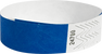 A 3/4" Tyvek® litter free solid Blue wristband