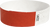 A Tyvek® 3/4" solid Red wristband