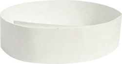 Tyvek® 3/4" x 10" Sheeted Special No-Numbering Wristbands