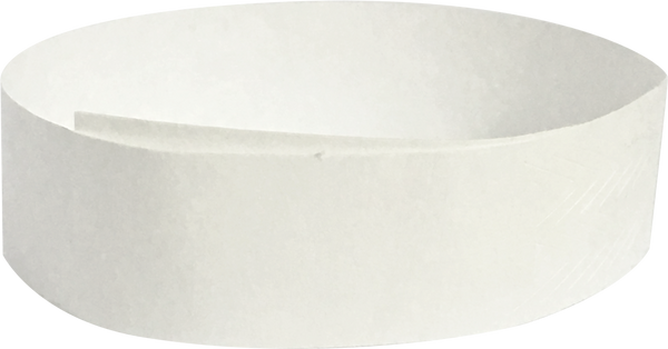Tyvek® 3/4" x 10" White Sheeted Special No-Numbering Wristbands