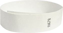 Tyvek® 3/4" x 10" Sheeted Special Wristbands