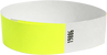 A Tyvek® 3/4" solid Yellow Glow wristband